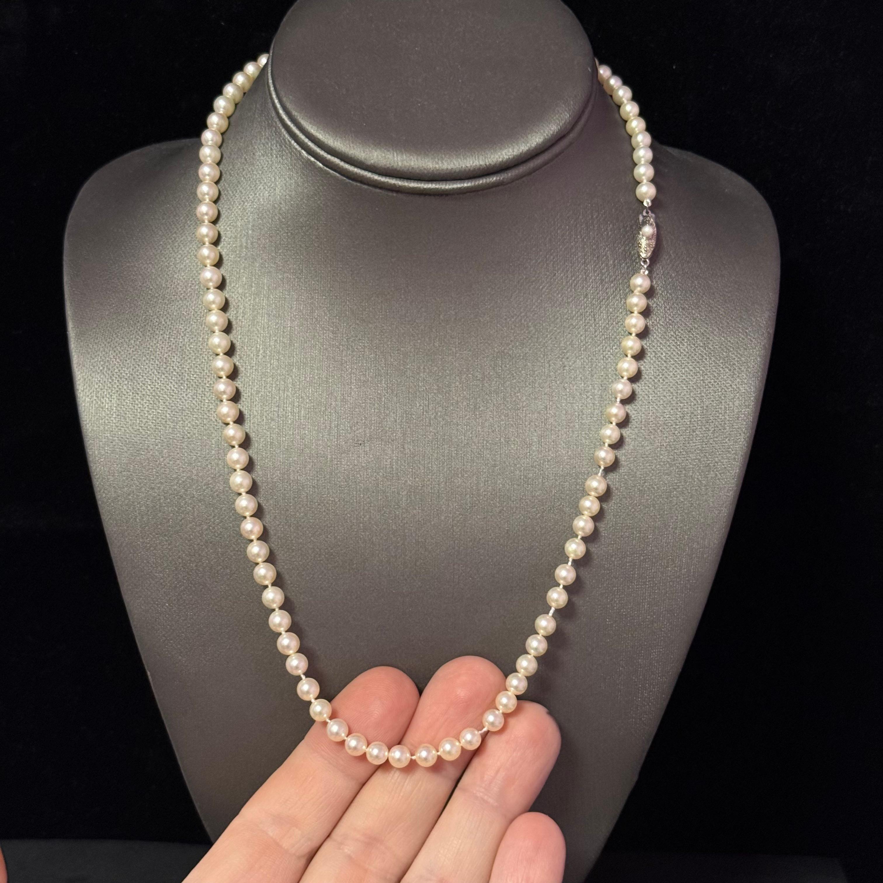 Women's Mikimoto Akoya Pearl Necklace 20