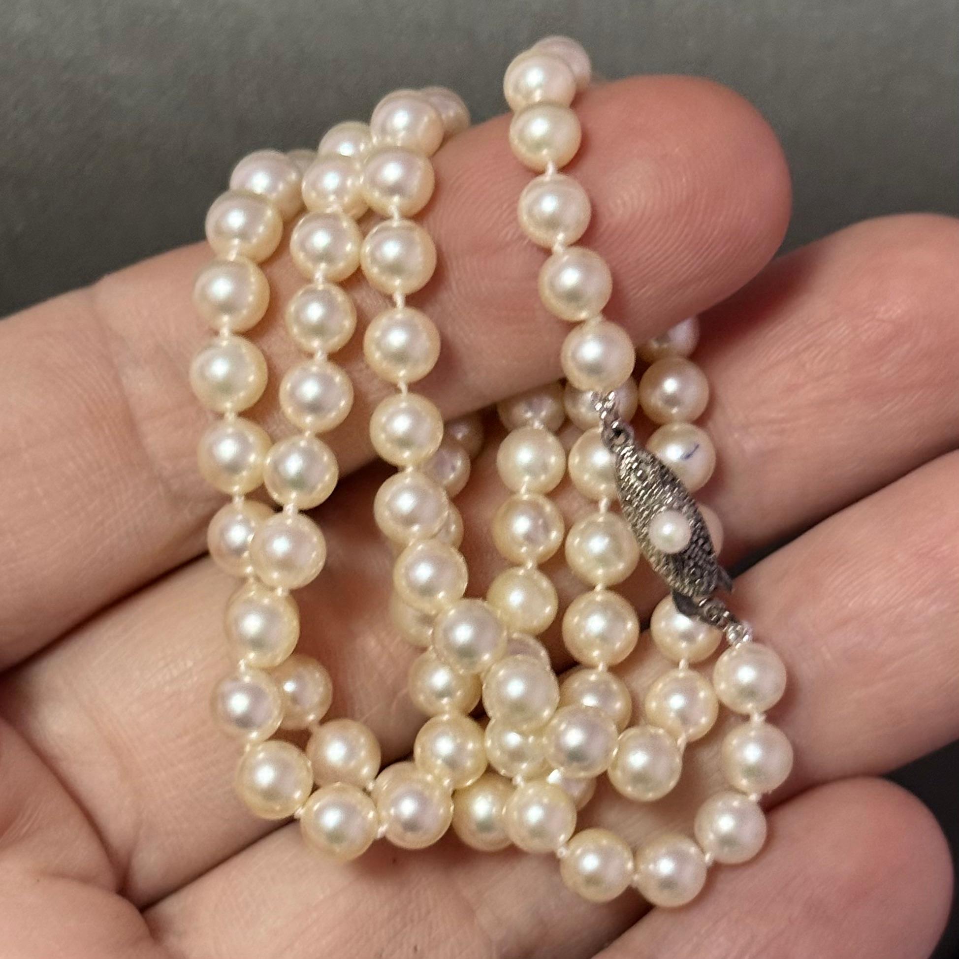 Mikimoto Akoya Pearl Necklace 20