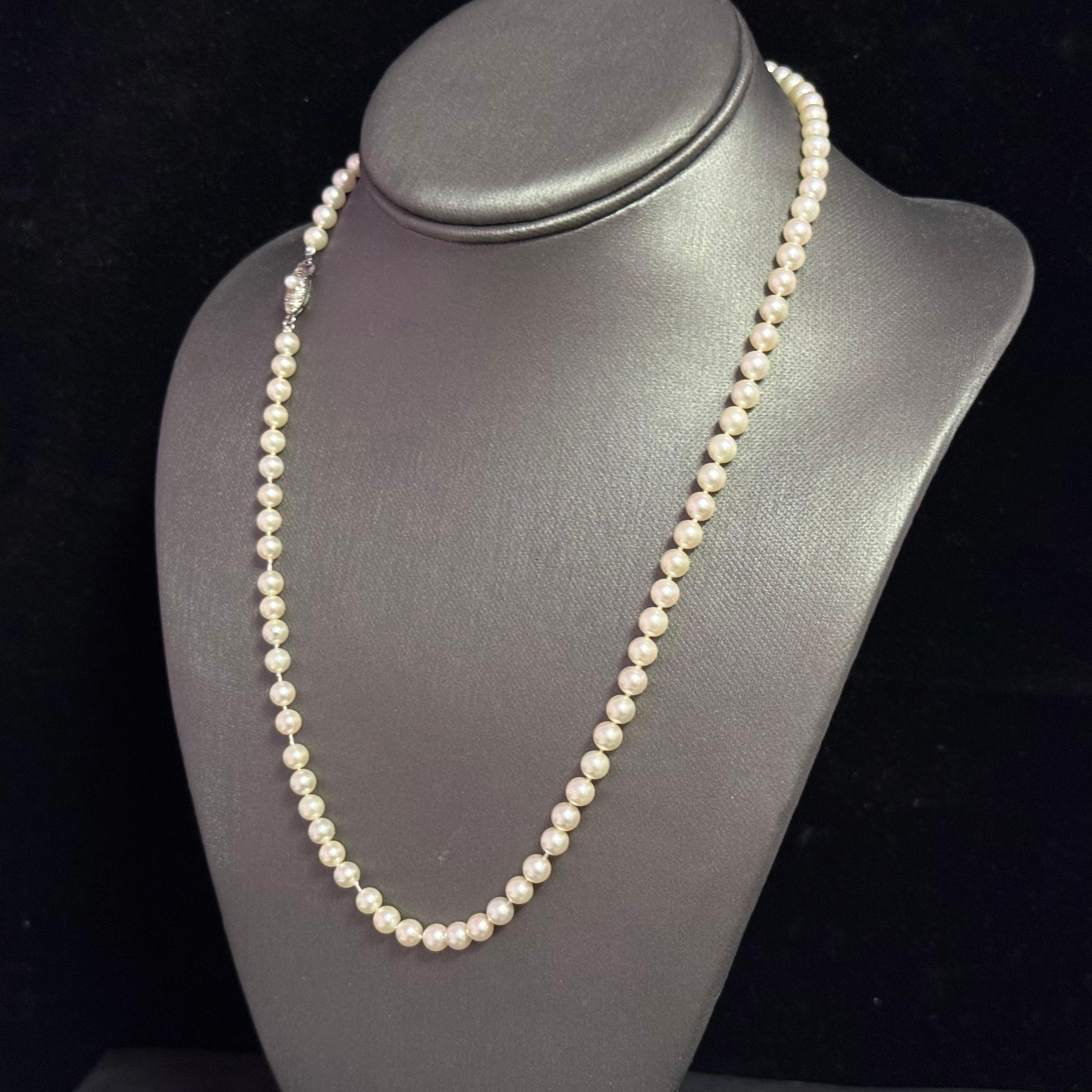 Mikimoto Akoya Pearl Necklace 20