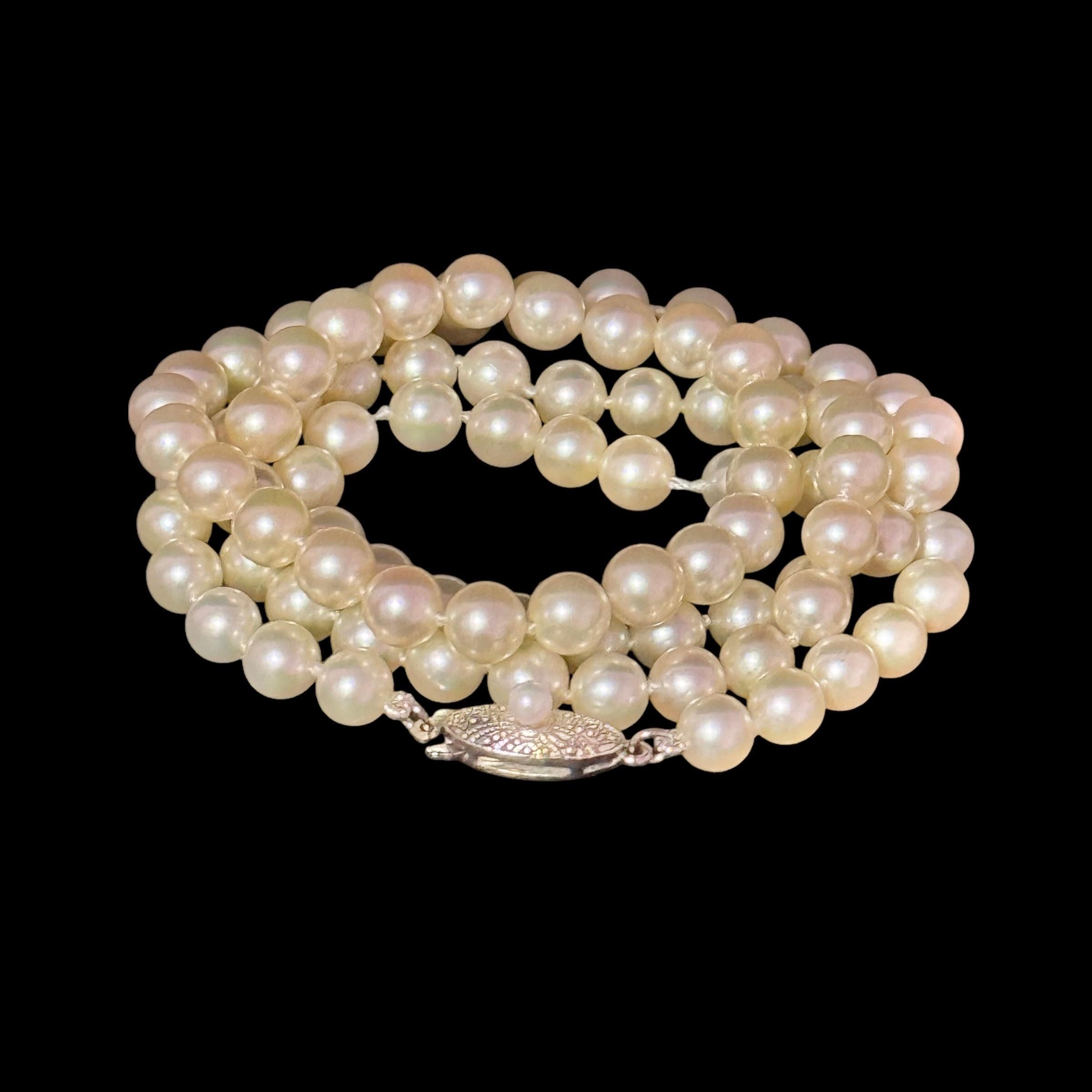Women's Mikimoto Akoya Pearl Necklace 25