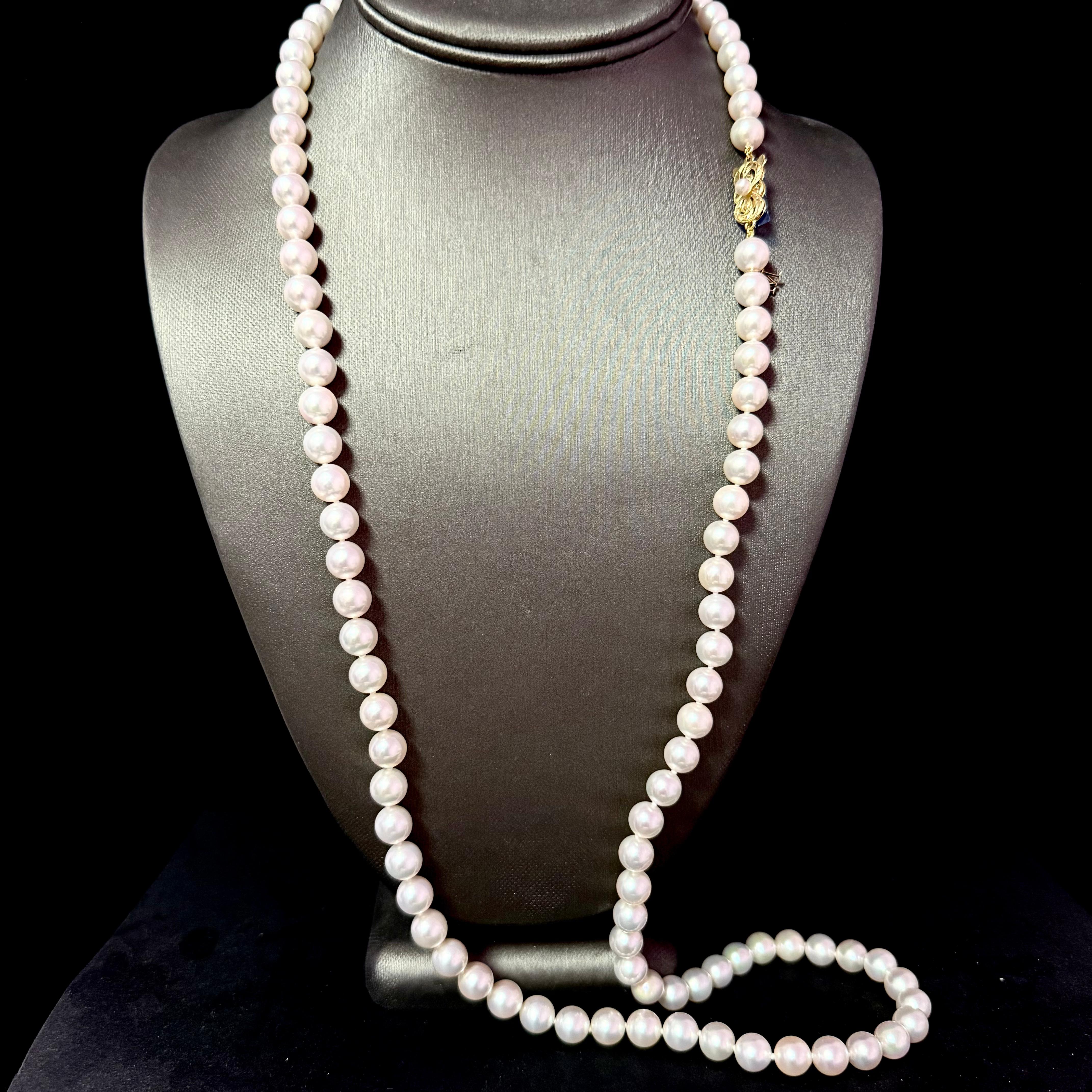 Mikimoto Akoya Collier de perles 34