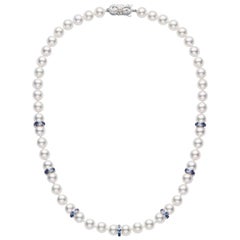 Mikimoto Akoya Pearl Ocean Necklace UZ90110SWA1