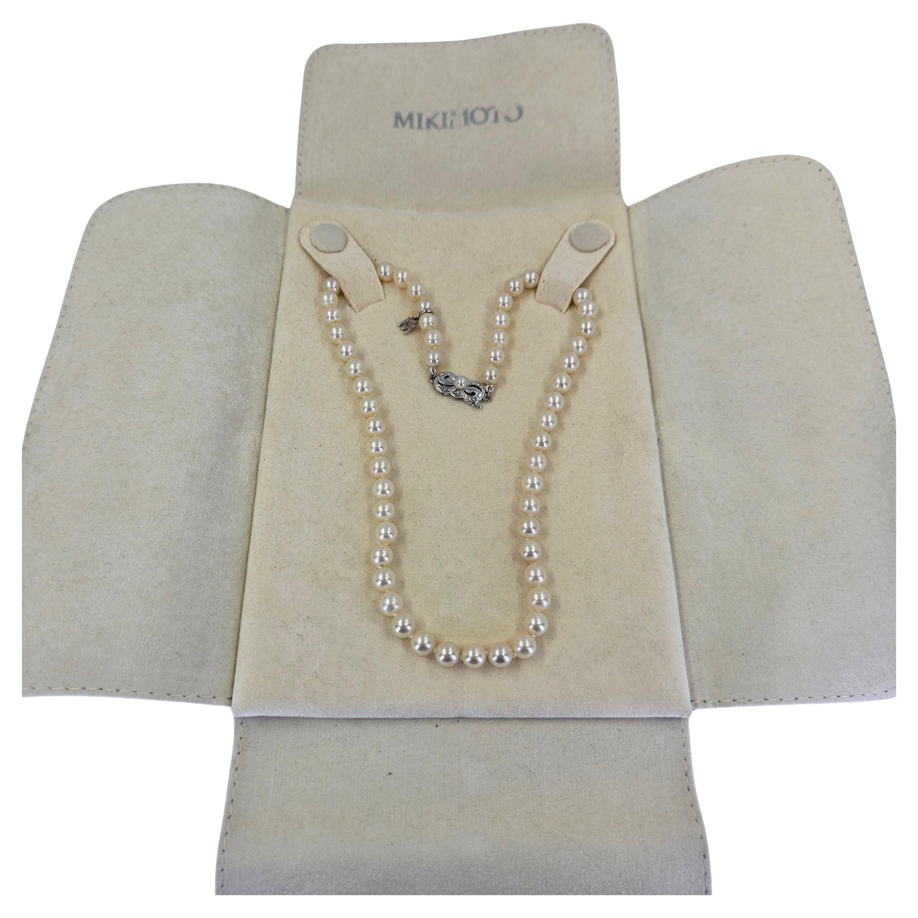 Mikimoto Akoya Pearl Strand Necklace