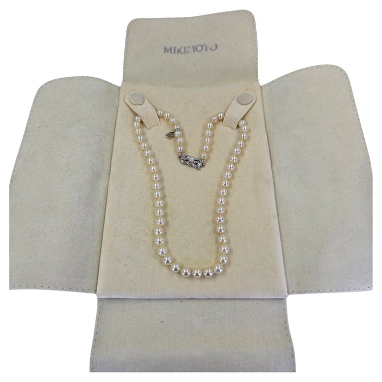 Mikimoto Akoya Pearl Strand Necklace at 1stDibs