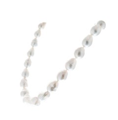 Mikimoto Baroque South Sea Pearl Gold Necklace