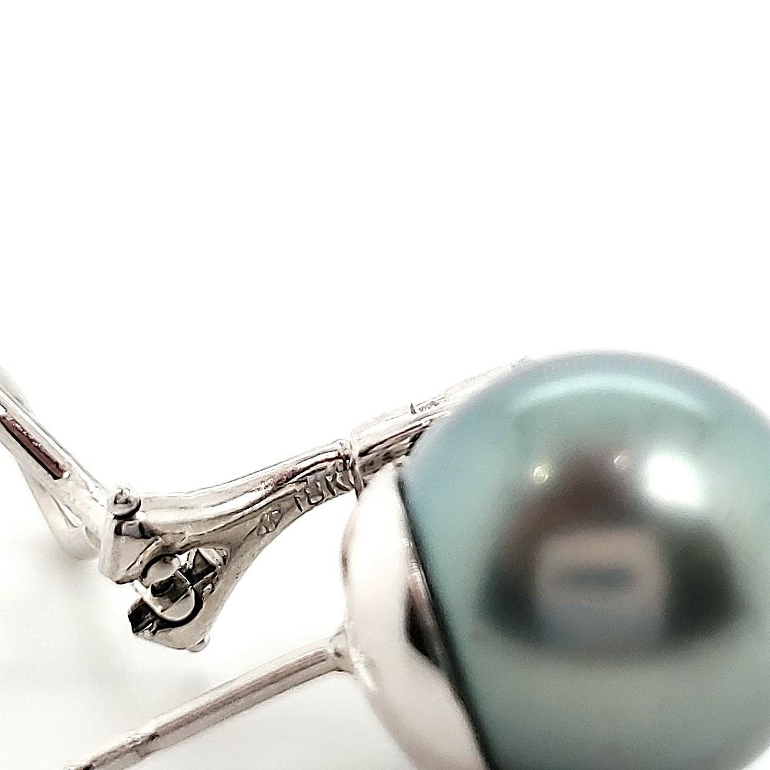 mikimoto tahitian pearl earrings