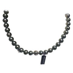 Mikimoto Schwarze Südseeperlen-Halskette