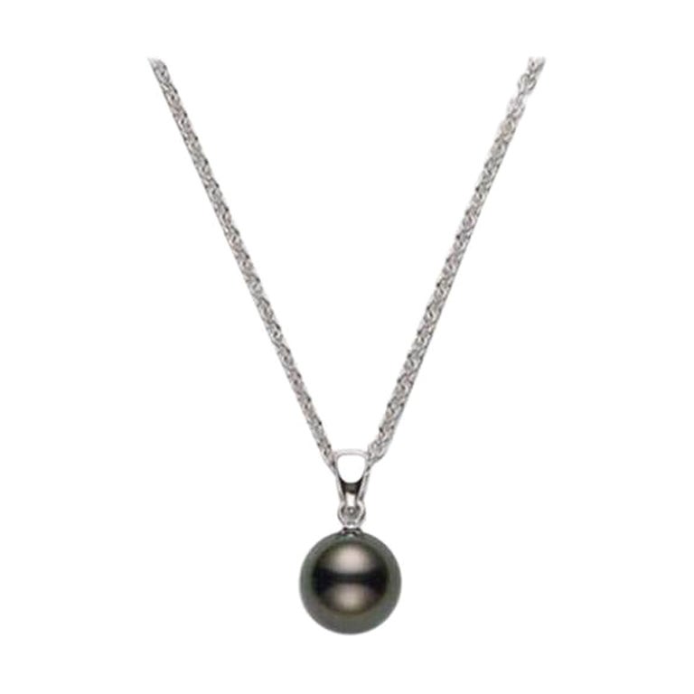 Mikimoto Black South Sea Pearl Pendant PPS902BW