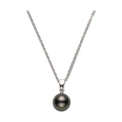 Mikimoto Black South Sea Pearl Pendant PPS902BW