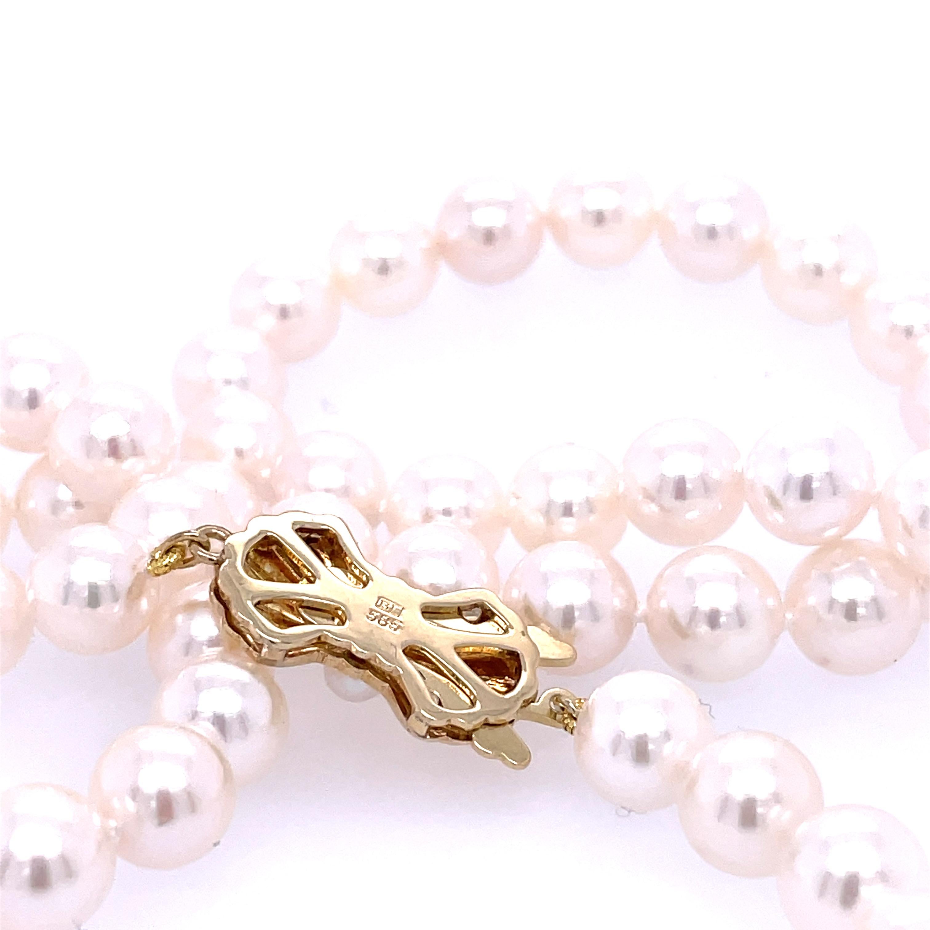 mikimoto pink pearl necklace