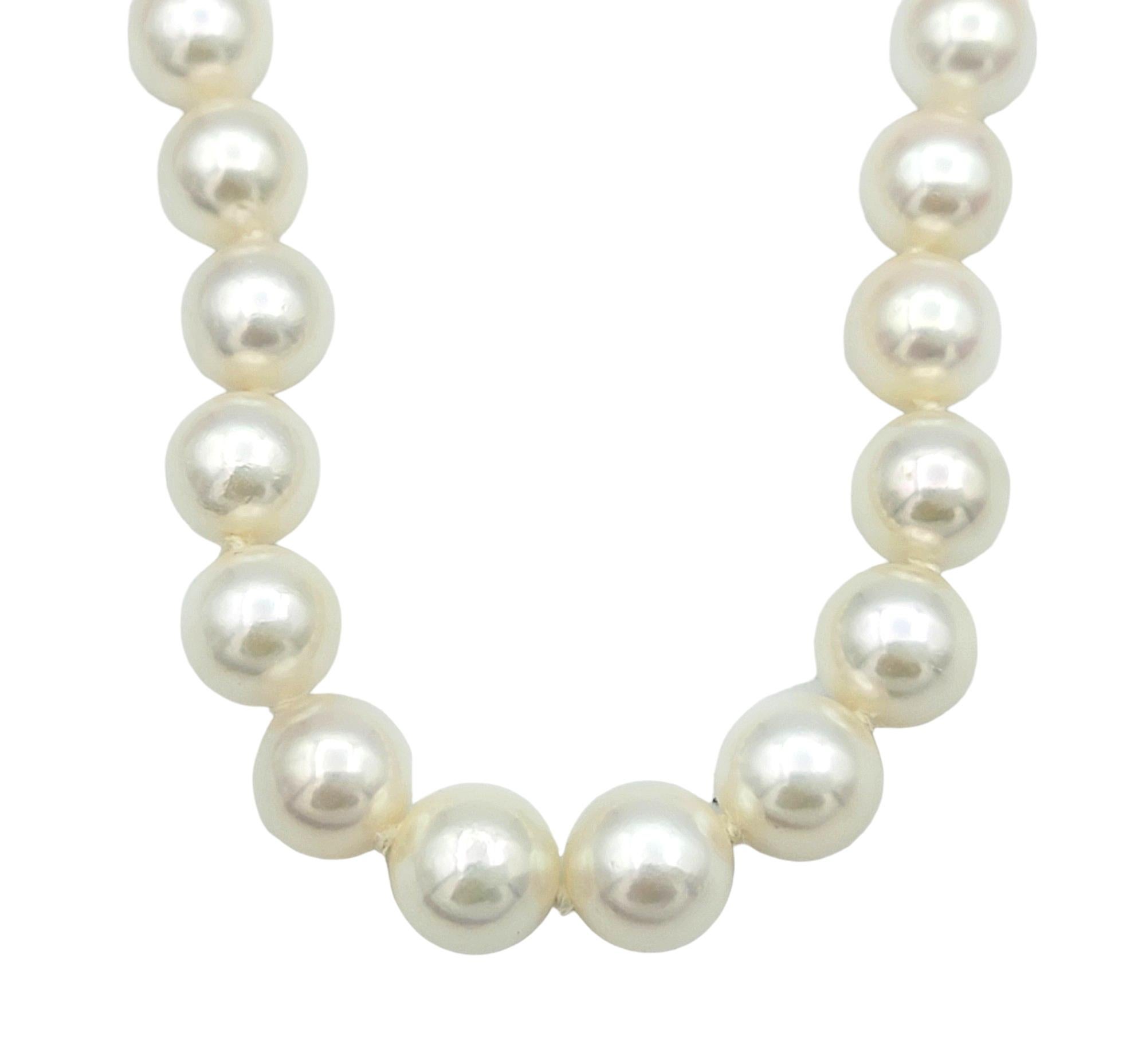 Round Cut Mikimoto Cultured Akoya Pearl 20