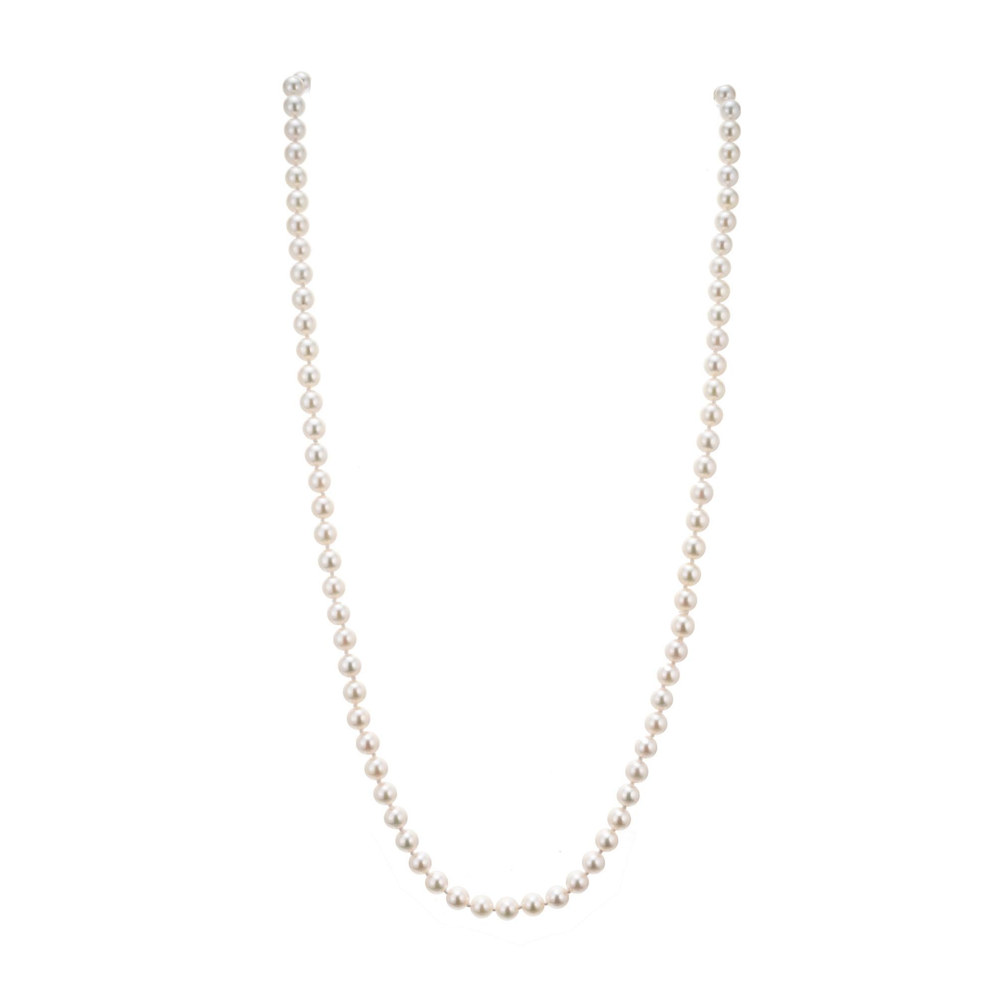 mikimoto 24 inch pearl necklace
