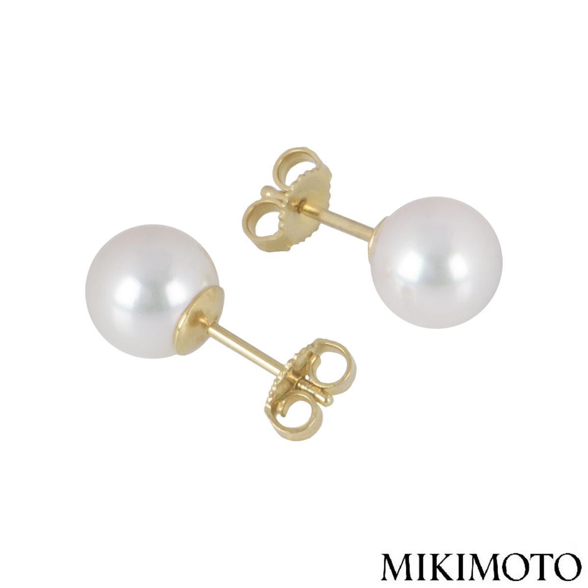 Women's Mikimoto Diamond and Pearl Earrings and Necklace