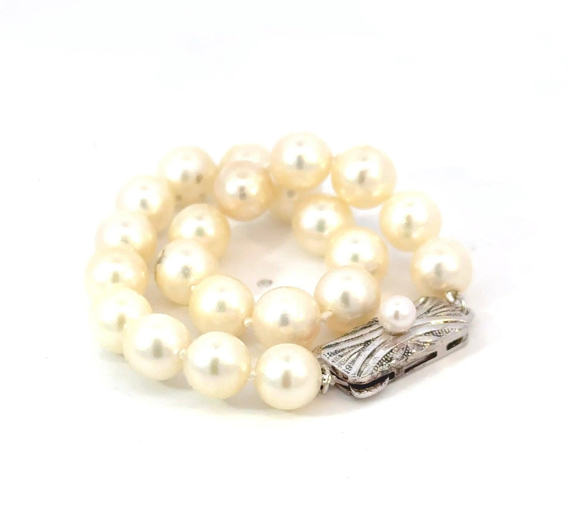 Mikimoto Estate Akoya Pearl Bracelet 7