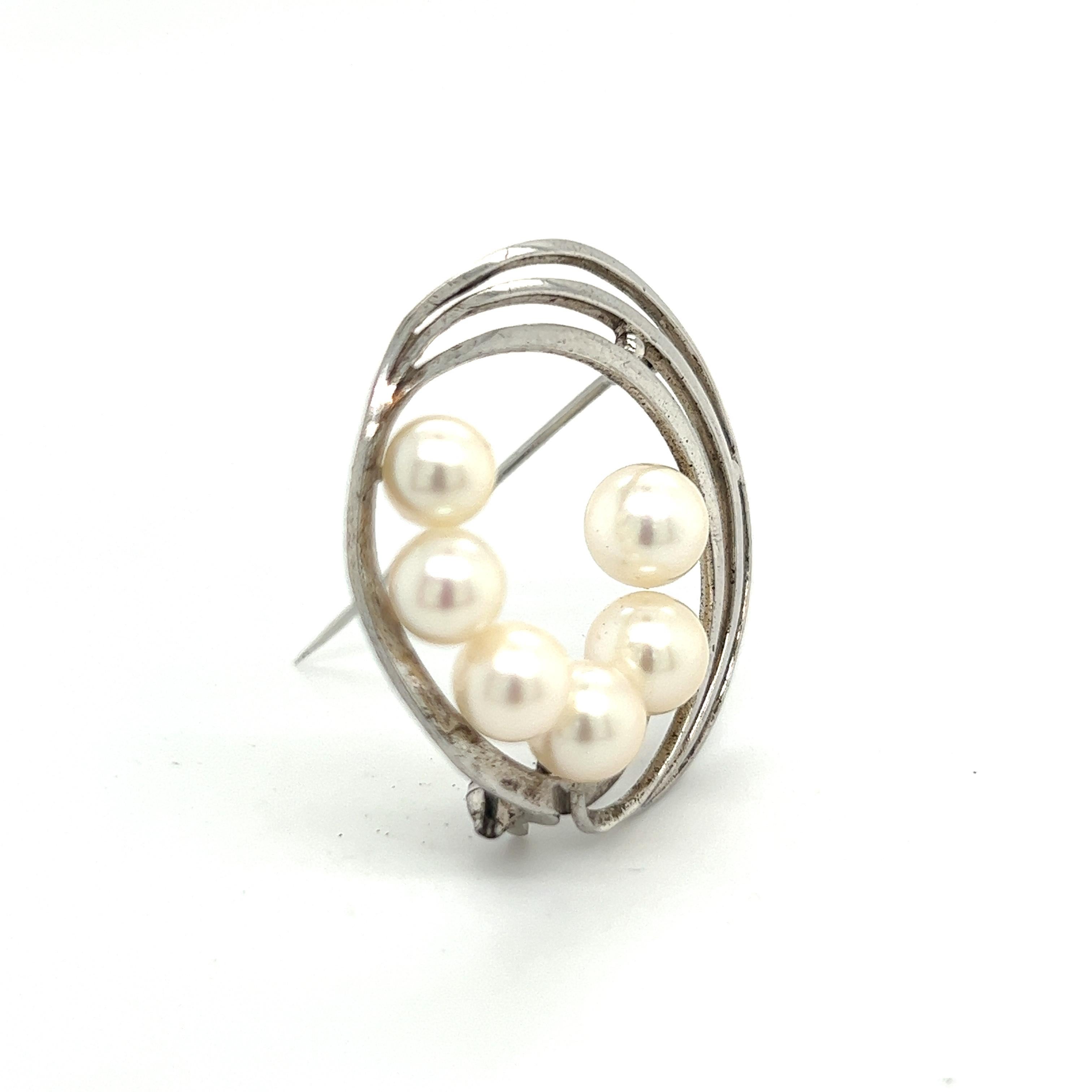 Mikimoto Estate Akoya Pearl Brooch Pin Sterling Silver 7.40 mm M285

This elegant Authentic Mikimoto Silver brooch has 6 Saltwater Akoya Cultured Pearls ranging in size from 6.10-7.40 mm with a weight of 7.2 Grams.

TRUSTED SELLER SINCE 2002

PLEASE