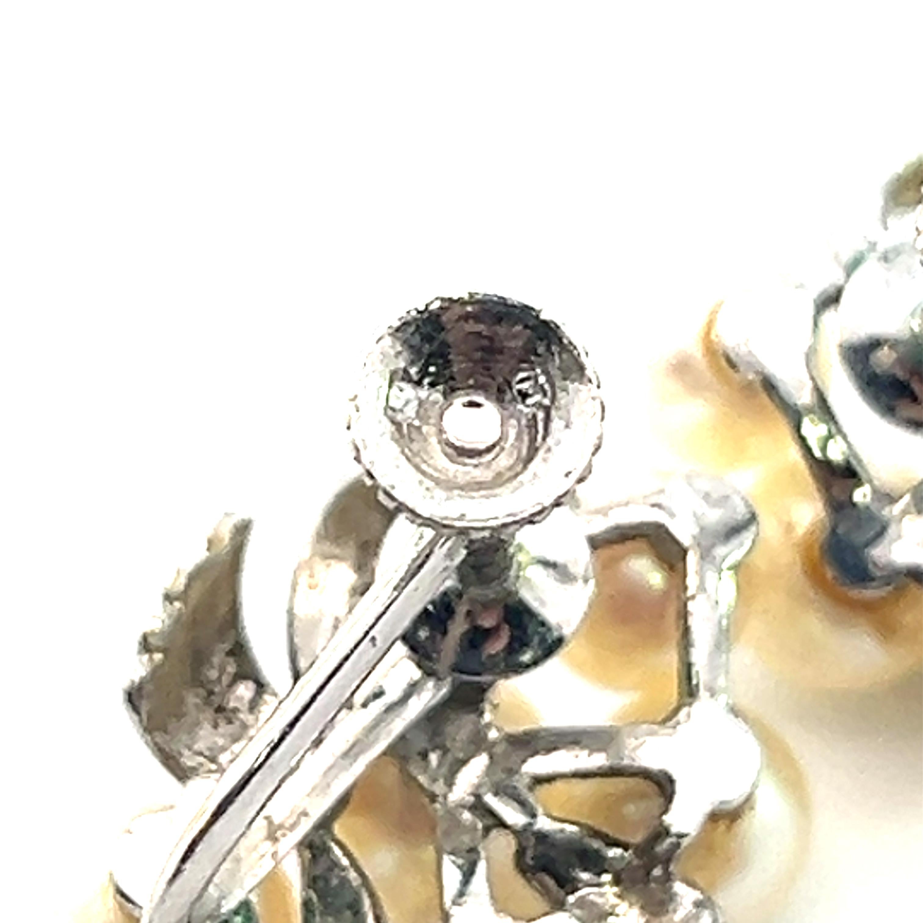 Ball Cut Mikimoto Estate Akoya Pearl Screw on Earrings Sterling Silver 5-6 mm 6.4 Grams For Sale