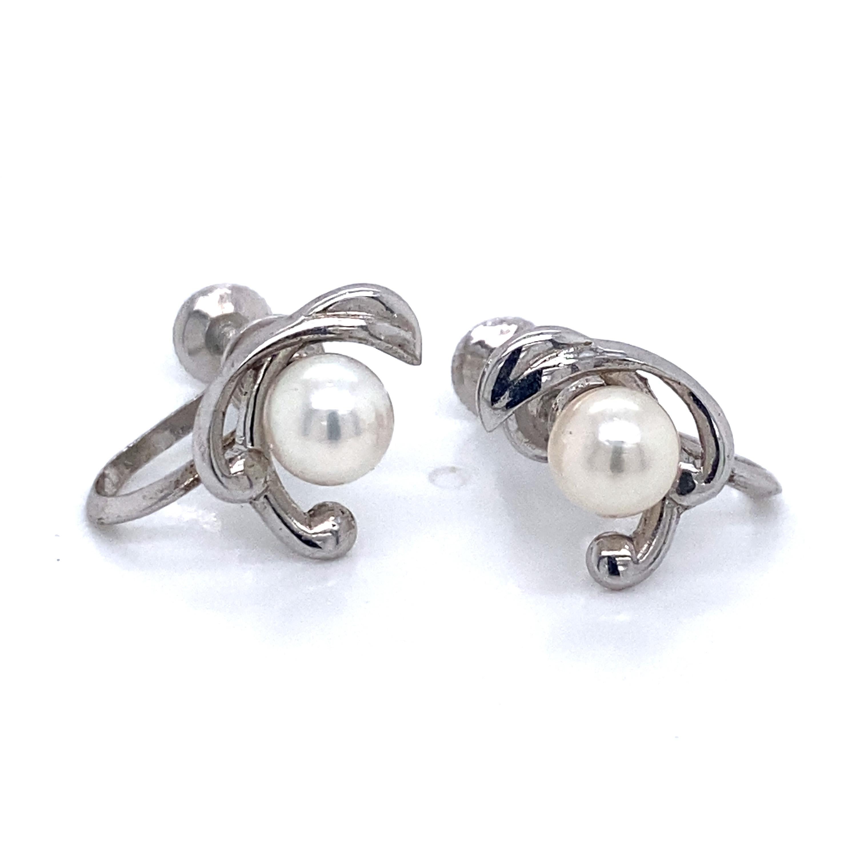 mikimoto aaa pearl earrings