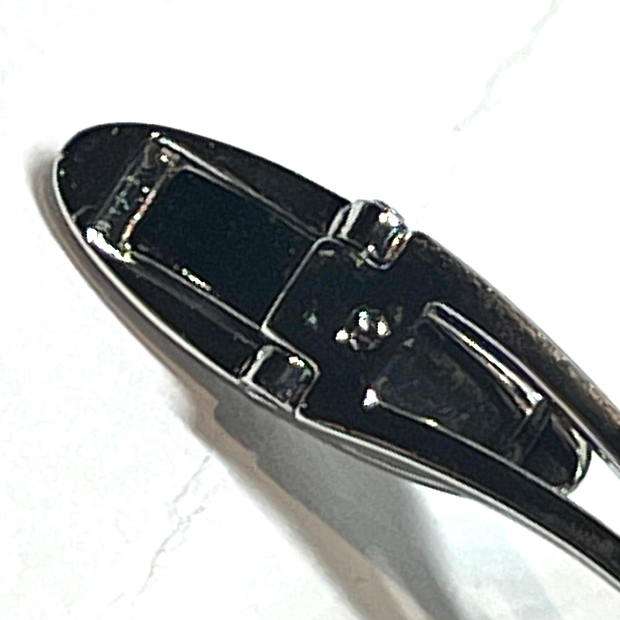 Mikimoto Estate Akoya Boutons de manchette en argent 7.5 mm en vente 1