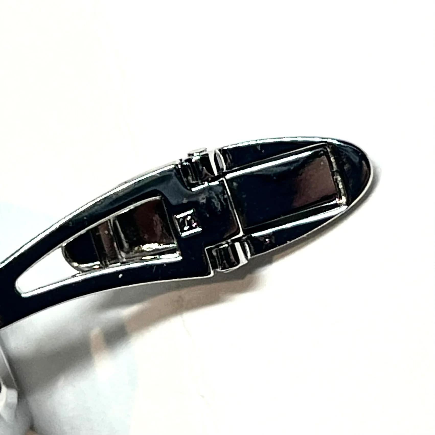 Mikimoto Estate Akoya Pearl Cufflinks Silver 7.50 mm For Sale 1