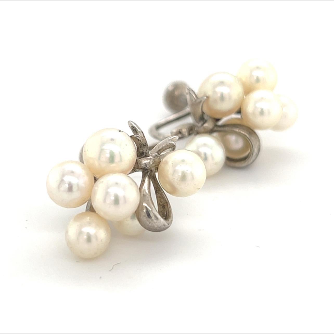 Mikimoto Estate Akoya Pearl Earrings Sterling Silver 6.65 mm 7.2 Grams M235

These elegant Authentic Mikimoto Estate Akoya pearl earrings are made of sterling silver and have 12 Akoya Cultured Pearls.

TRUSTED SELLER SINCE 2002

PLEASE SEE OUR