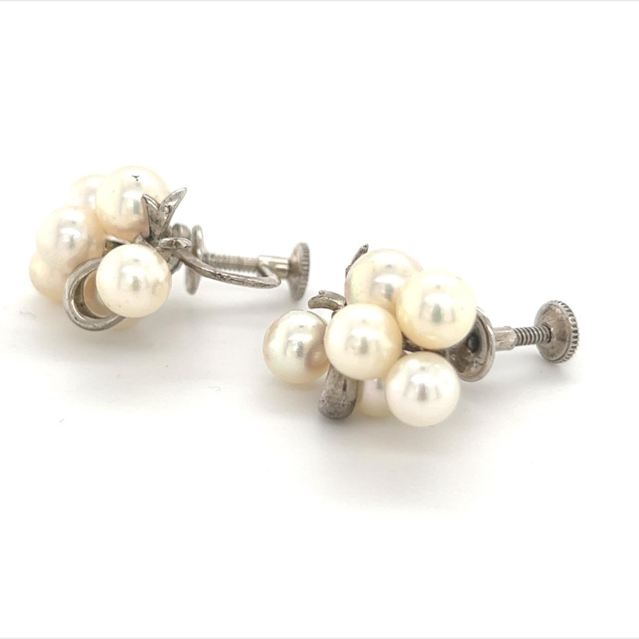 mikimoto pearl earrings