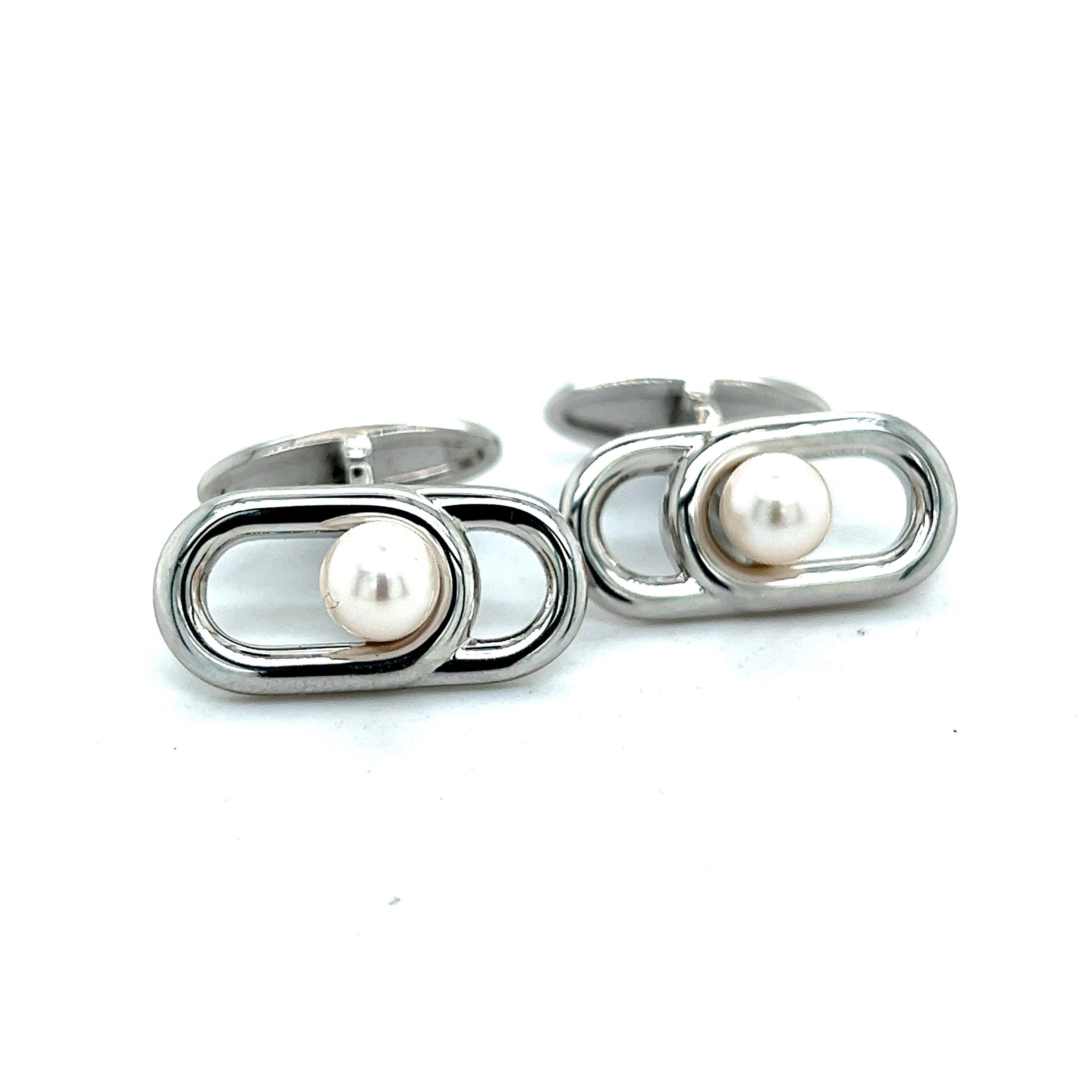 mikimoto cufflinks