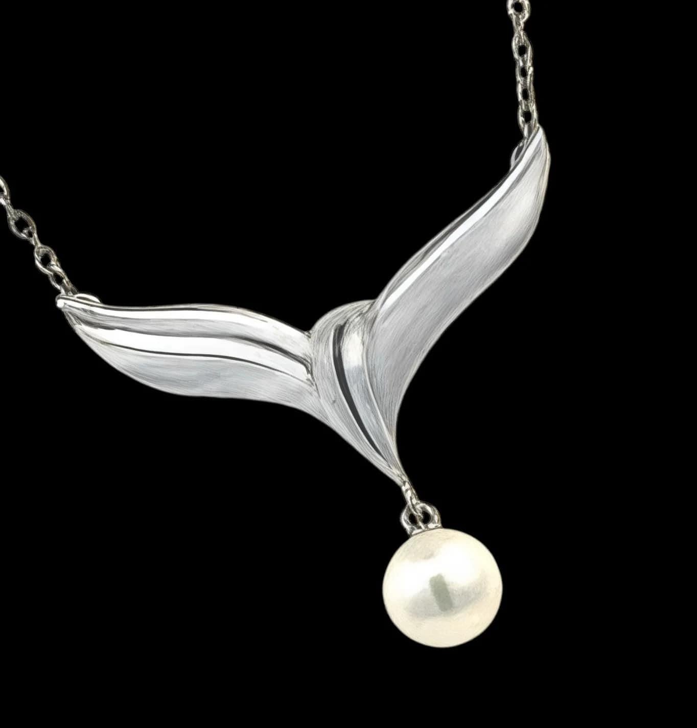 Round Cut Mikimoto Estate Akoya Pearl Necklace 17