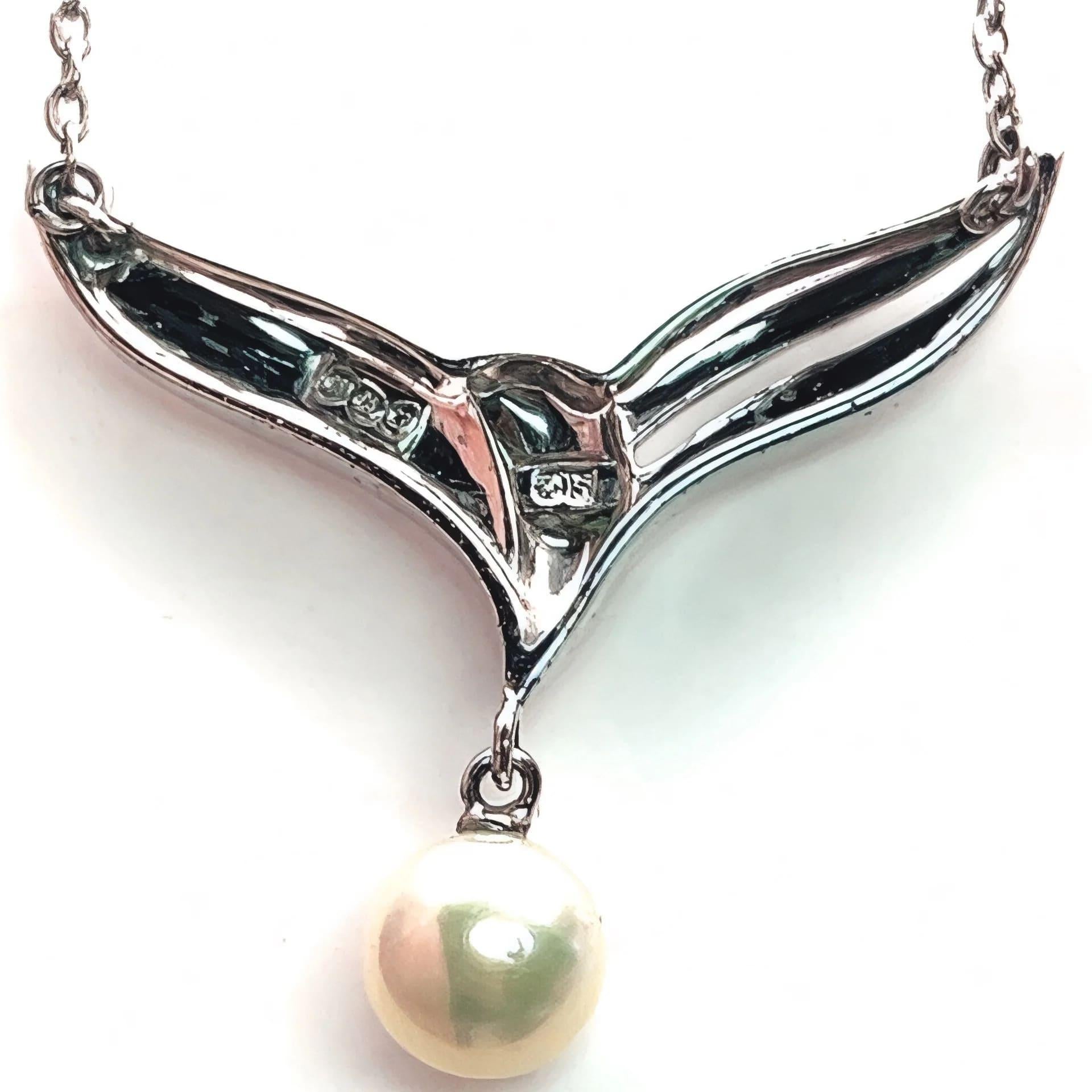Mikimoto Estate Akoya Pearl Necklace 17