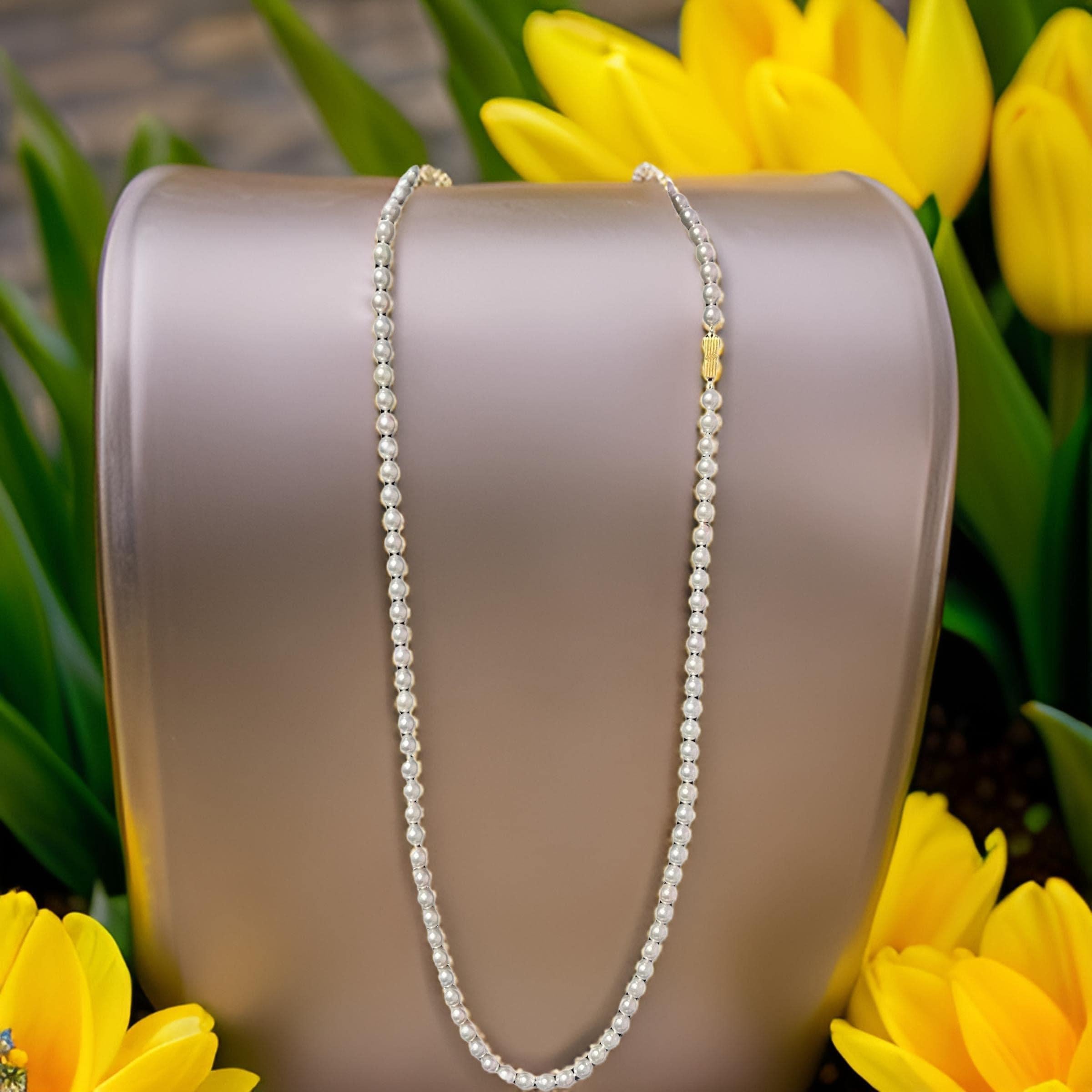 Mikimoto Estate Akoya Pearl Necklace 35
