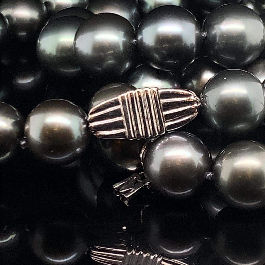 mikimoto black pearls