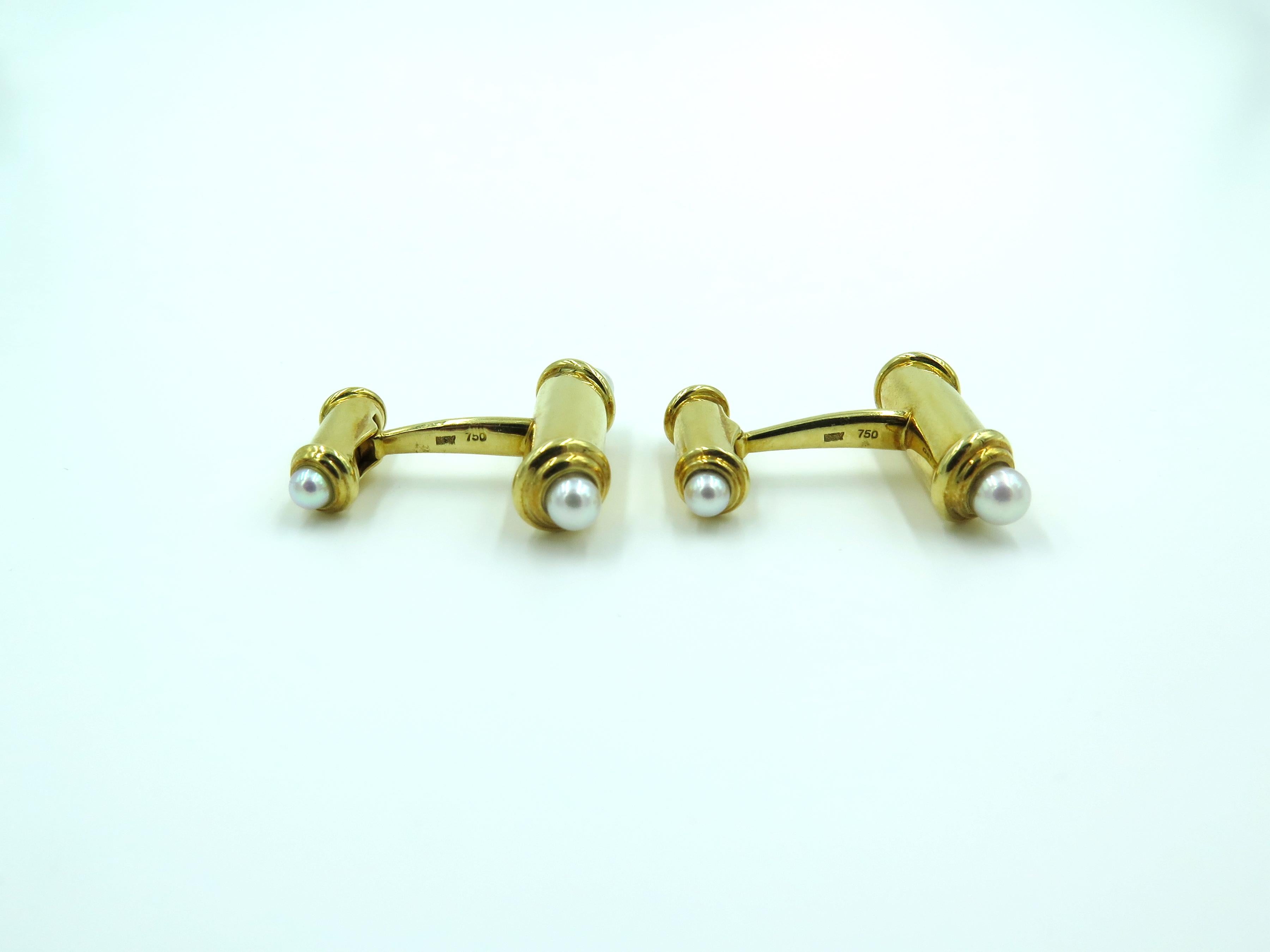 mikimoto cufflinks