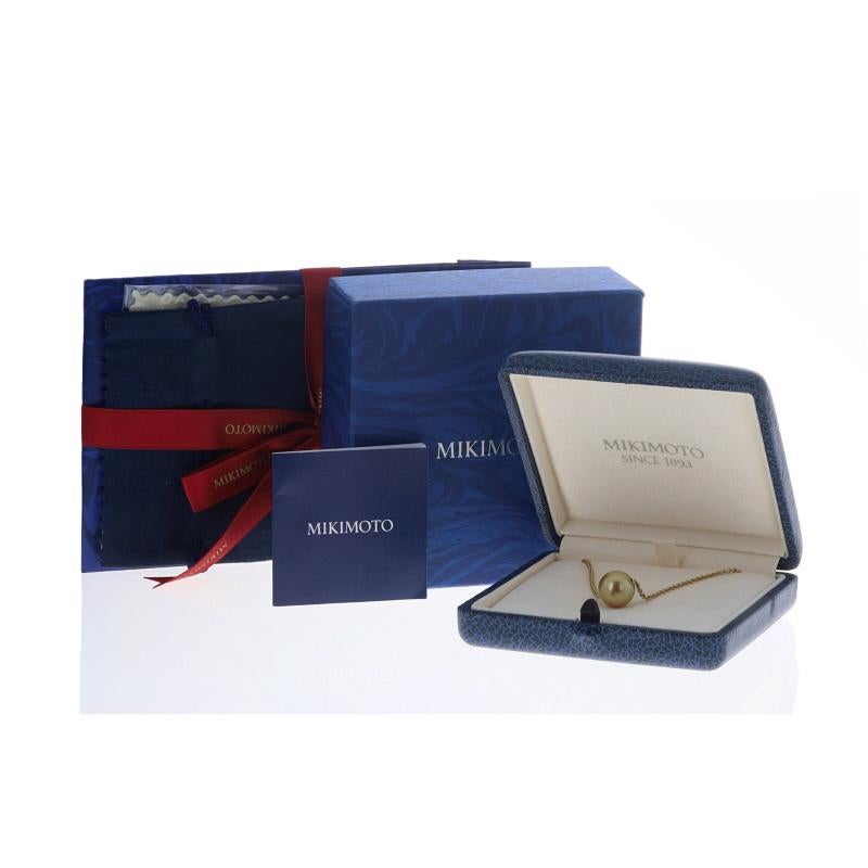 Collana con ciondolo di perle dorate dei mari del sud di Mikimoto - Oro giallo 18k regolabile in vendita 2
