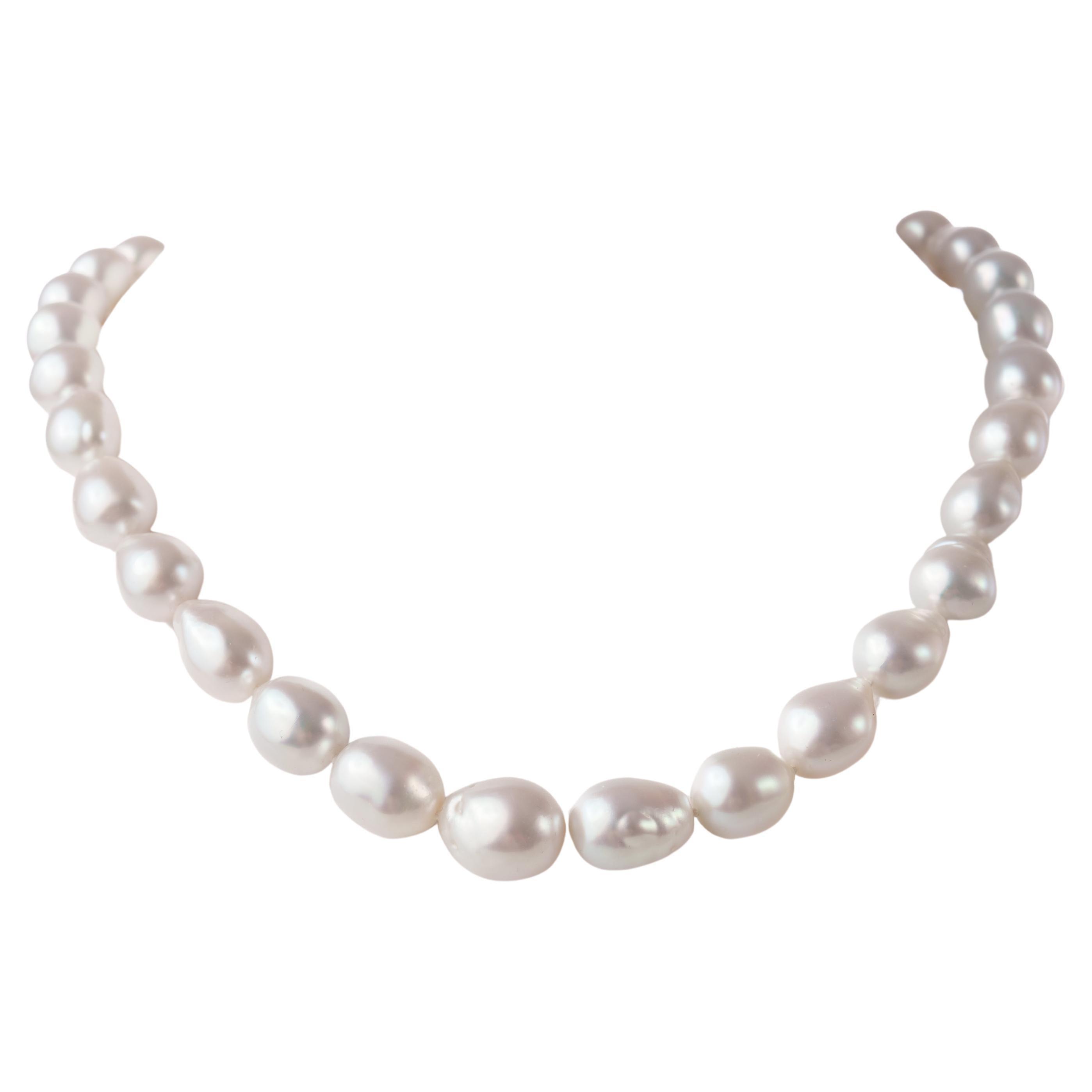 Mikimoto Graduated Baroque Pearl Necklace