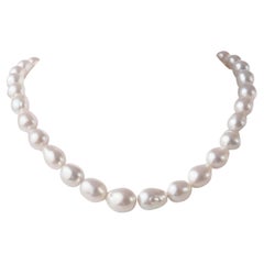 Mikimoto Graduated Baroque Pearl Necklace