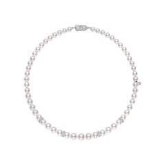 Mikimoto Akoya Pearl Ocean Necklace UZ90110SWA1 For Sale at 1stDibs