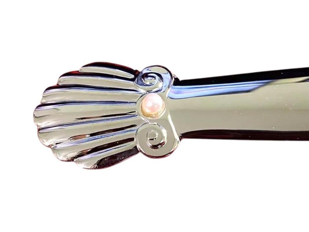 Mikimoto International Shell With Pearl Gold Tone Letter Opener 1