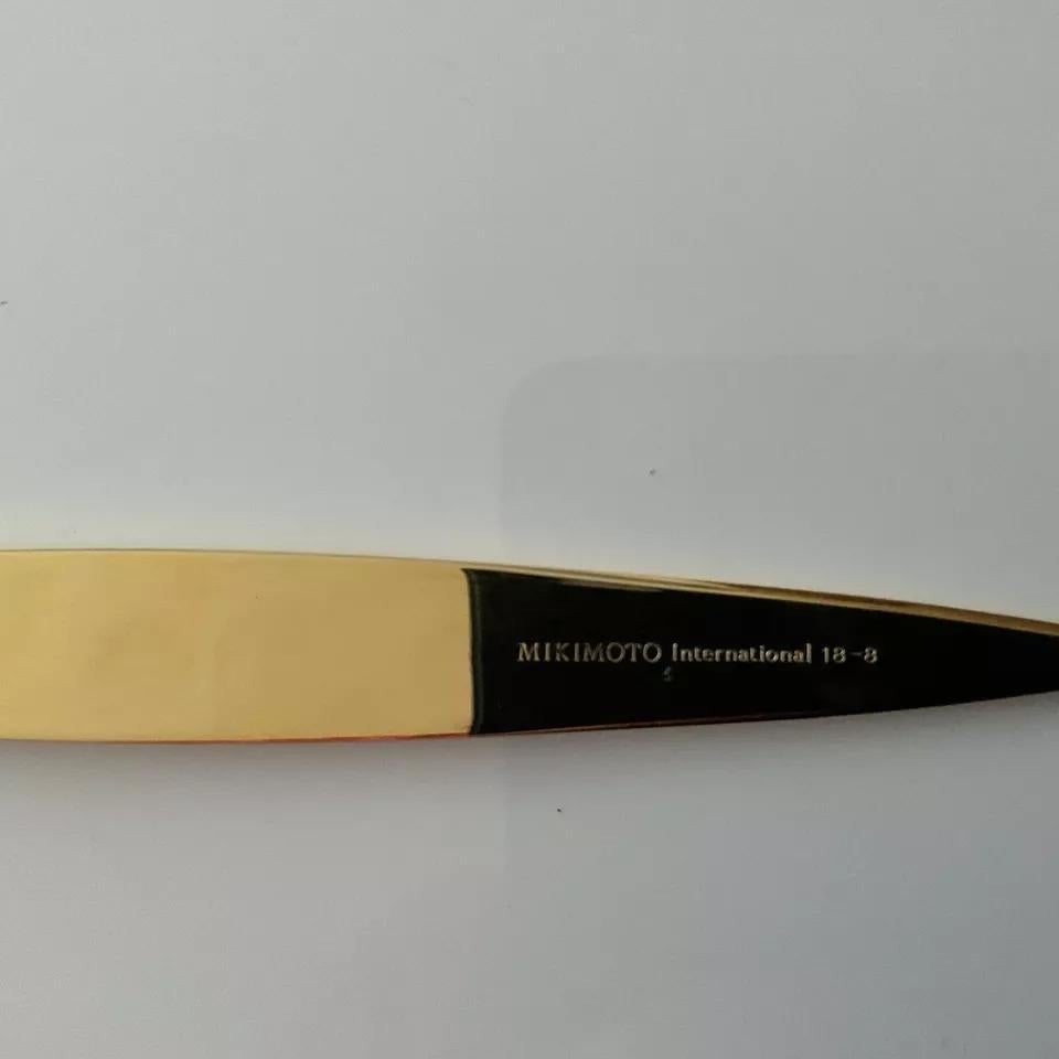 Mixed Cut MIKIMOTO Japan Pearl and Shell Paper Knife Letter Opener For Sale