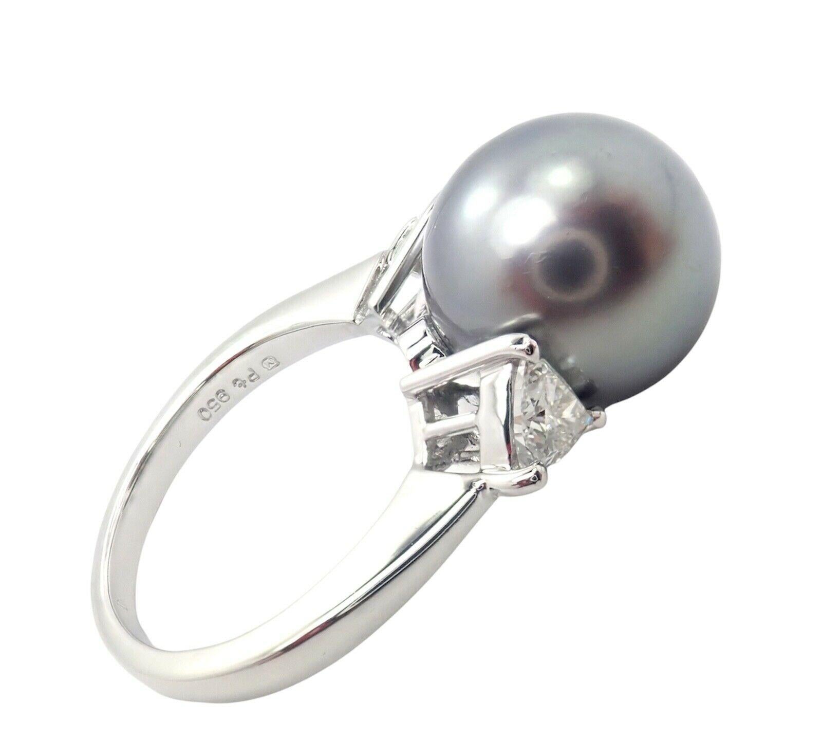 platinum pearl ring