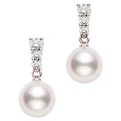 Mikimoto Morning Dew Akoya Cultured Pearl Earrings PEA642DZ