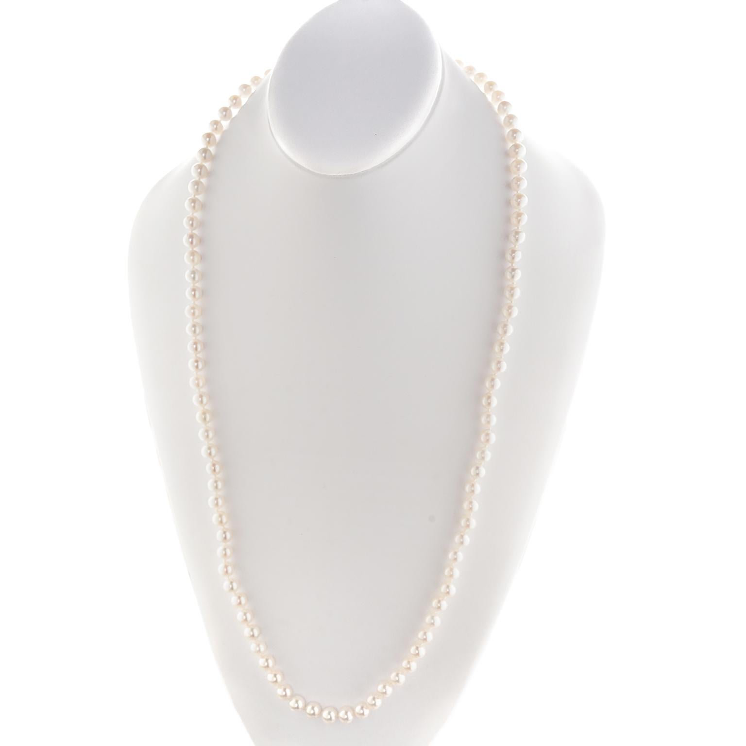 Mikimoto Natural Cultured Pearl Necklace 1