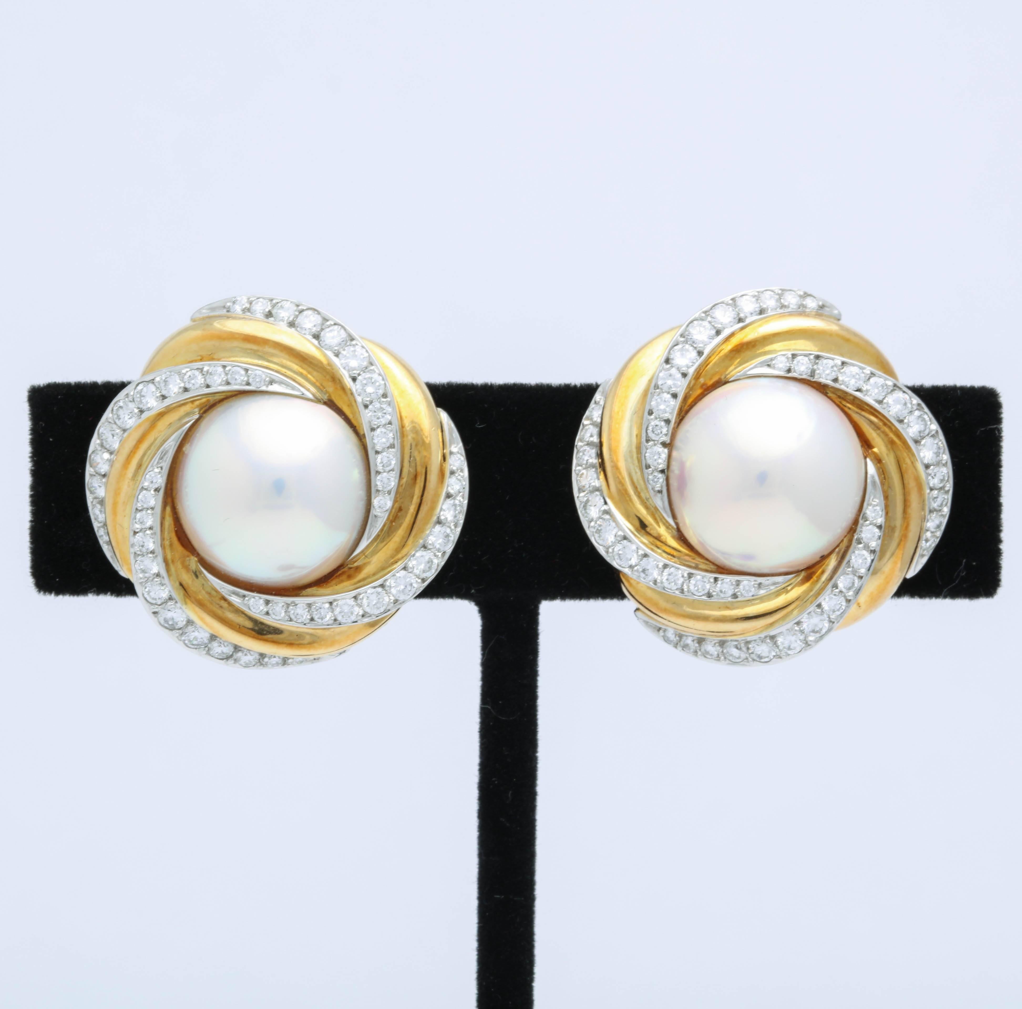 mikimoto clip on earrings