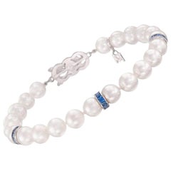 Mikimoto Ocean Bracelet with Blue Sapphires PDA90111SWA1