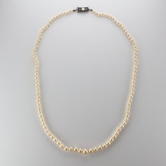 Mikimoto Original Strand of First Viable Cultured Pearls, circa 1920s