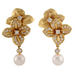 Pendientes de gota de diamante