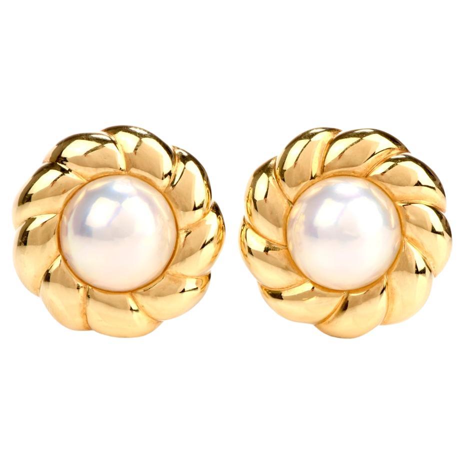 CHANEL Pearl Dome Earrings - More Than You Can Imagine