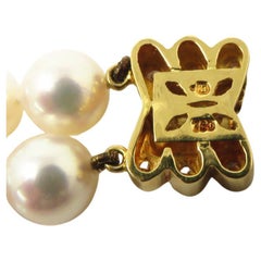 Mikimoto Bracelet perles et diamants