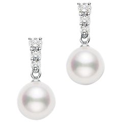 Mikimoto Pearl Earrings Morning Dew Style PEA642DW