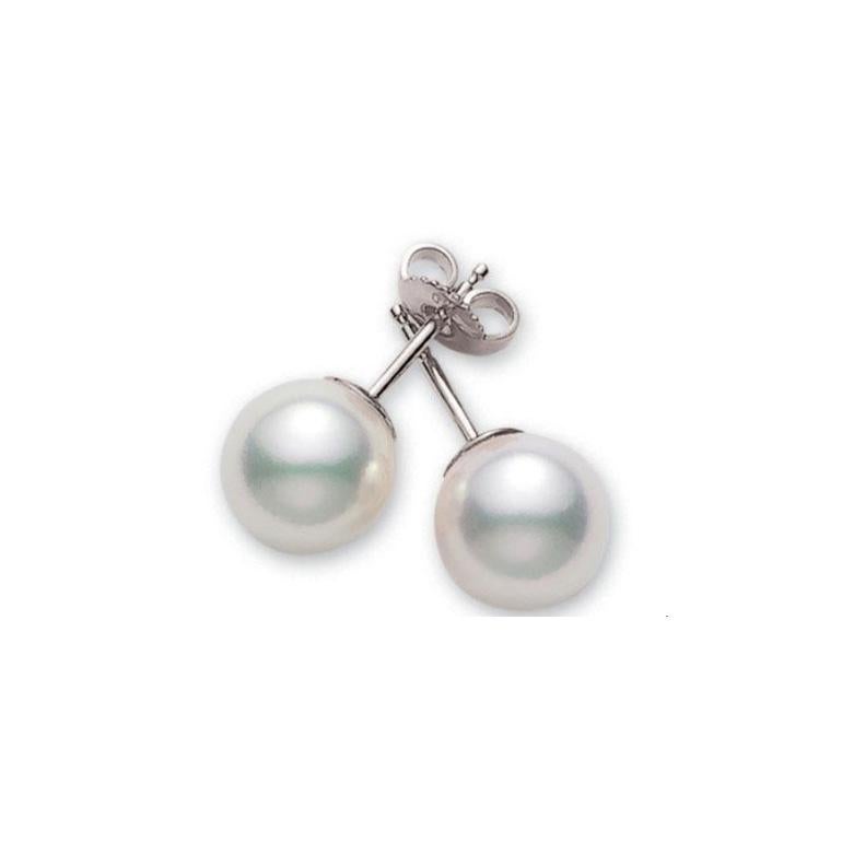 Mikimoto Pearl Earrings PES501W (Frühviktorianisch)