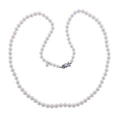 Mikimoto Pearl Gold Long Necklace