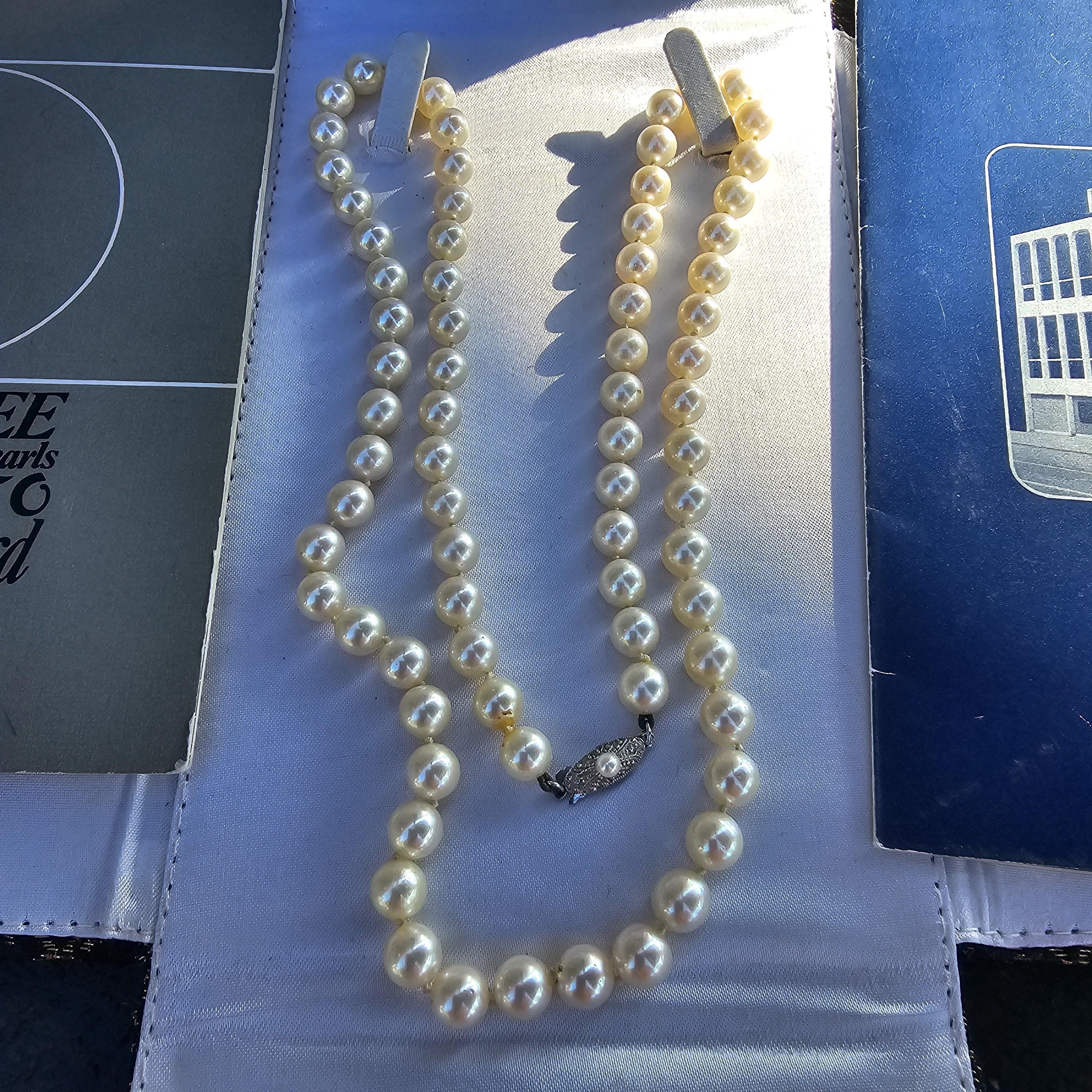 Collar de perlas Mikimoto Lane Crawford 25